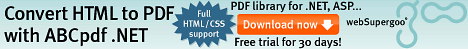 ABCpdf Websupergoo Banner Link